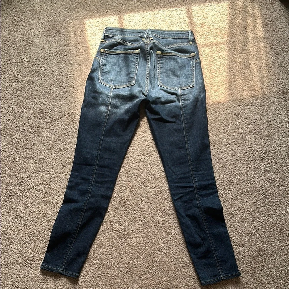 Good American Blue Straight Leg Jeans - Picture 8 of 8
